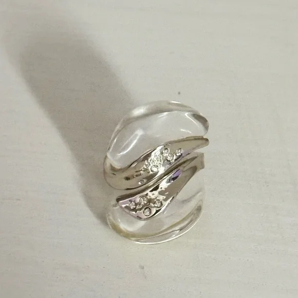 Alexis Bittar Silver and Gold Ring - Picture 2 of 8